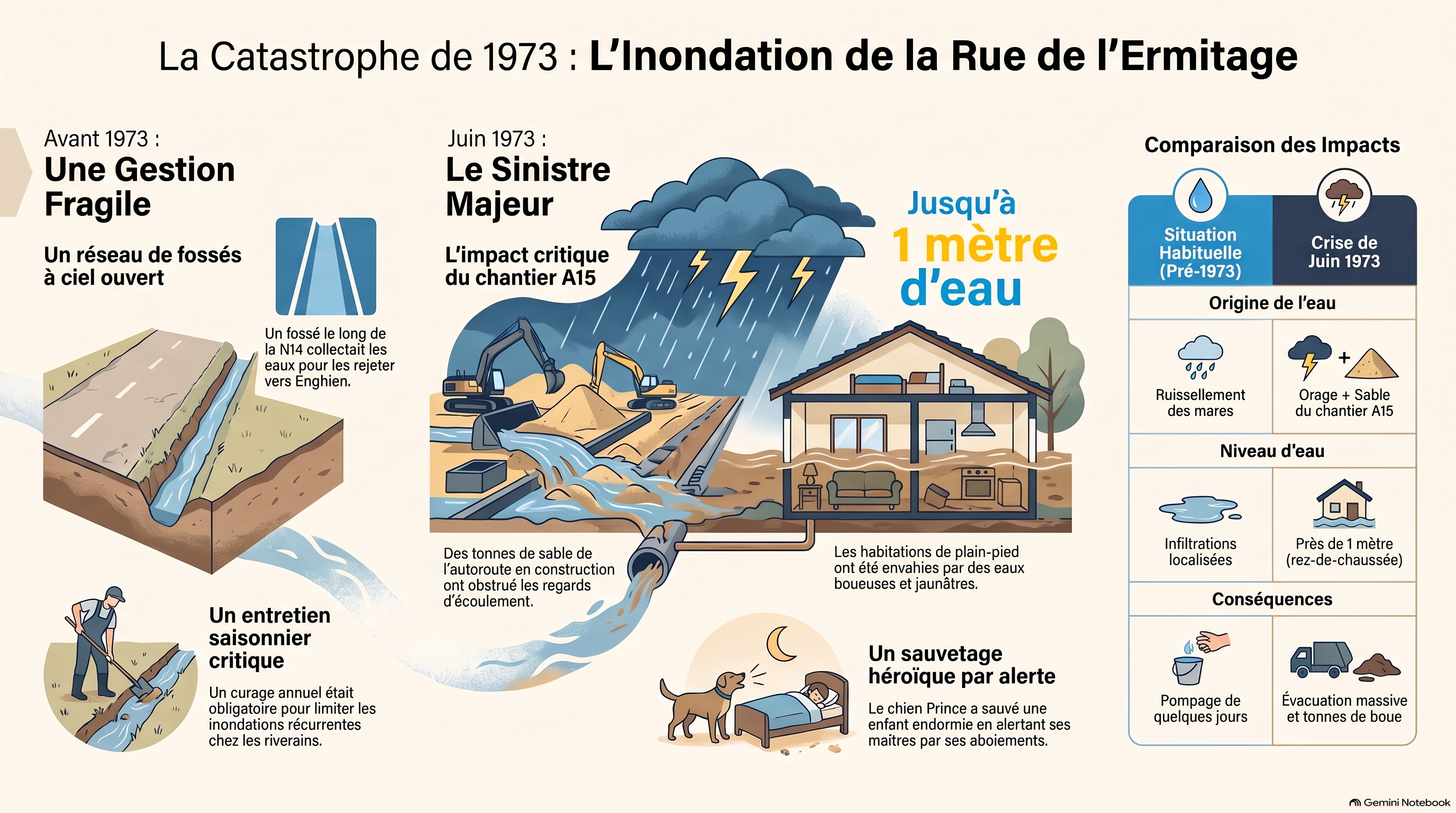 Gazette Inondation rue de l Ermitage