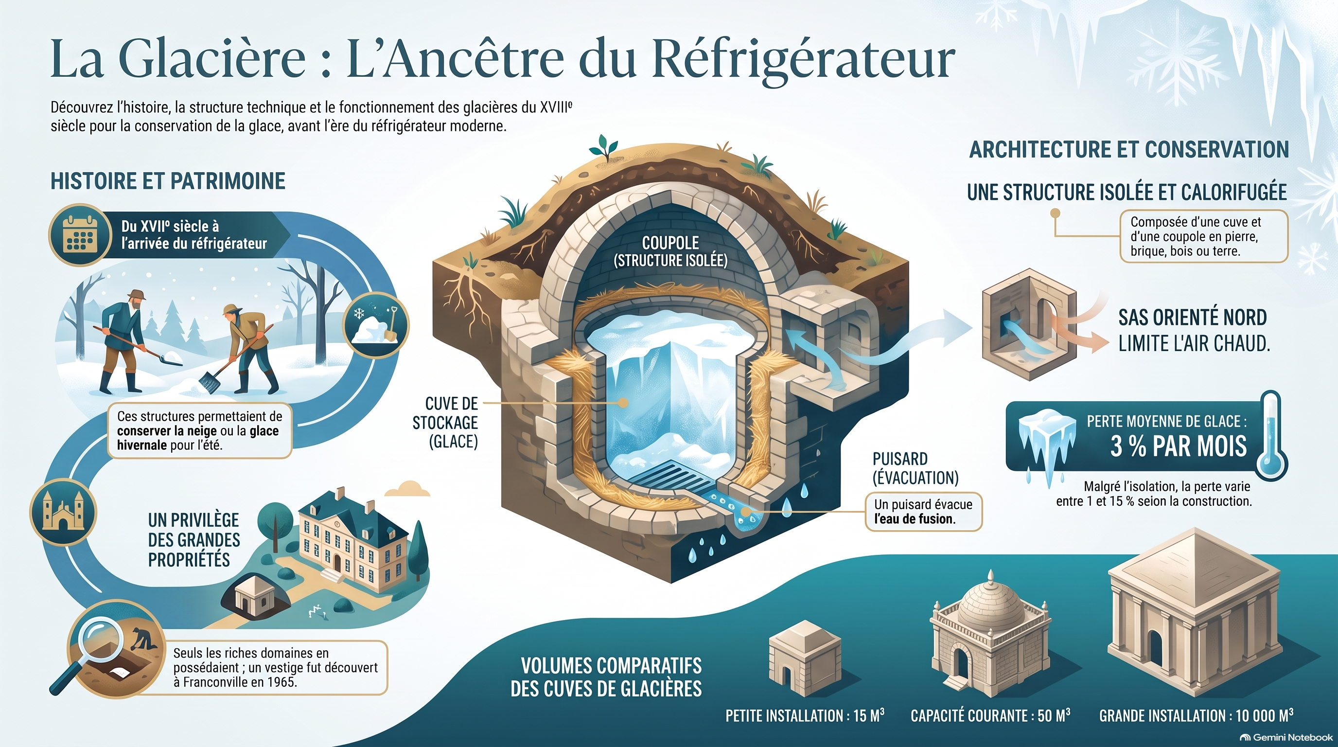 Patrimoine La glacière ancêtre du réfrigérateur